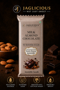 Milk Almond Chocolate — Sweetened with Murshidabad Khejur Gur | No Refined Sugar | 30g (Copy)