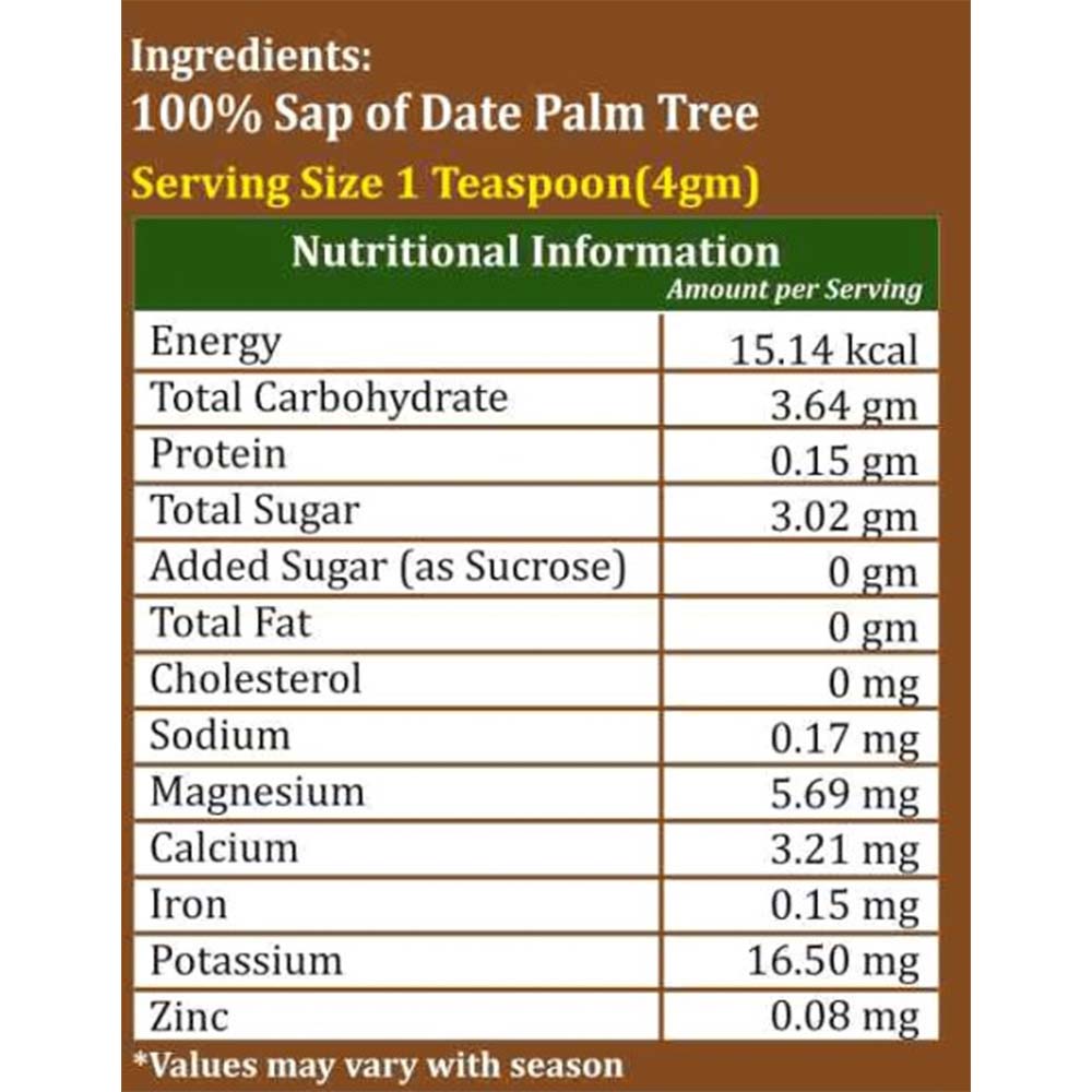 Date Palm Jaggery Powder 350gm X 2 Jar