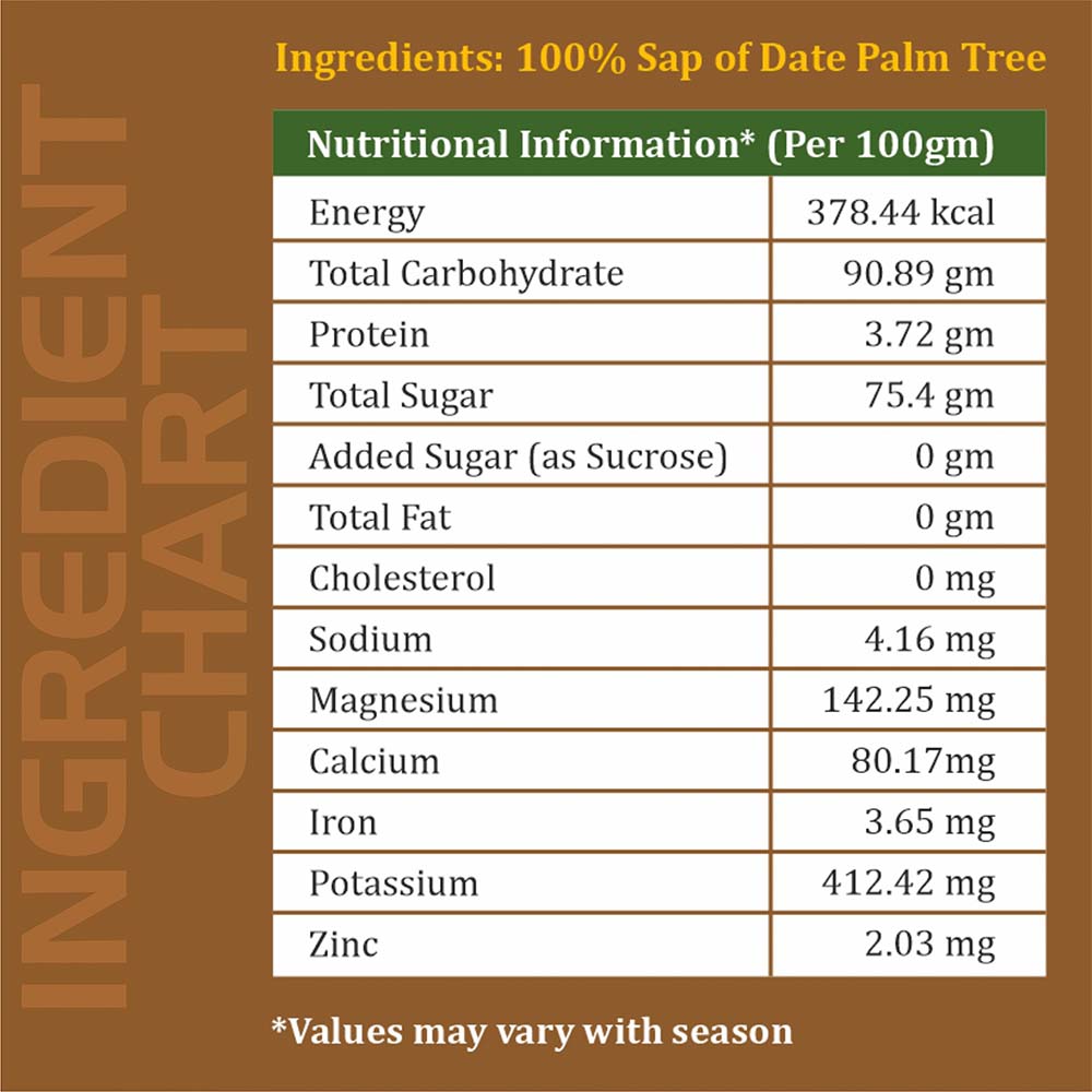 Date Palm Jaggery Powder 30x2 Sachets