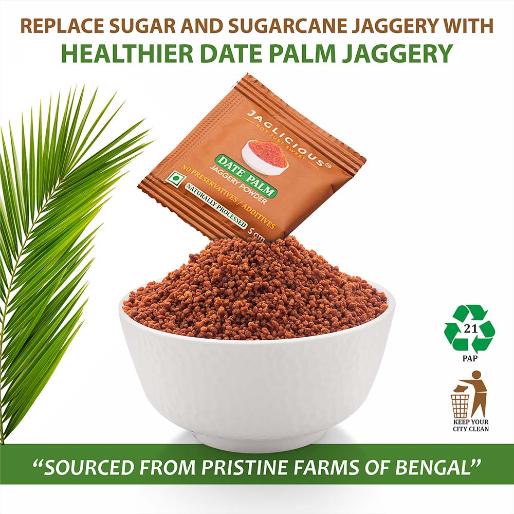 Date Palm Jaggery Powder 30x2 Sachets