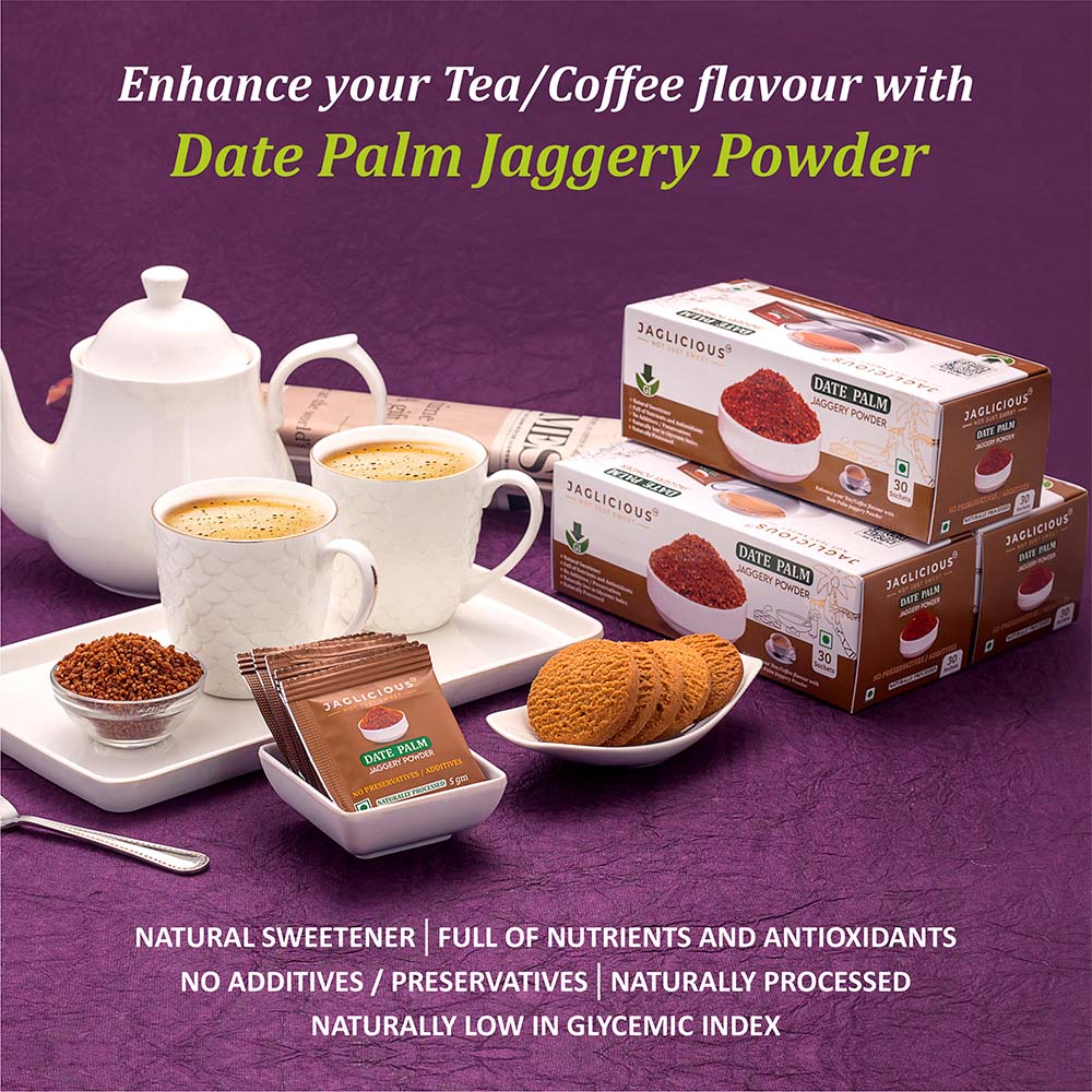 Date Palm Jaggery Powder 30x2 Sachets